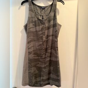 NBW Splendid Lightweight Camo Tank Dress,